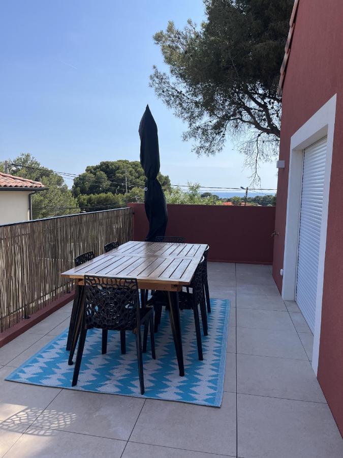 Sea, Sweet & Sun - Vue Sur Mer - T3 - Plage Commerce Et Port A Pieds Sausset-les-Pins Bagian luar foto